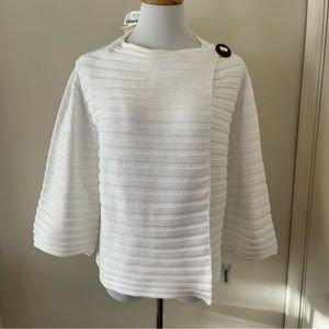 Pure Handknit wrap front cardigan sweater NWT S